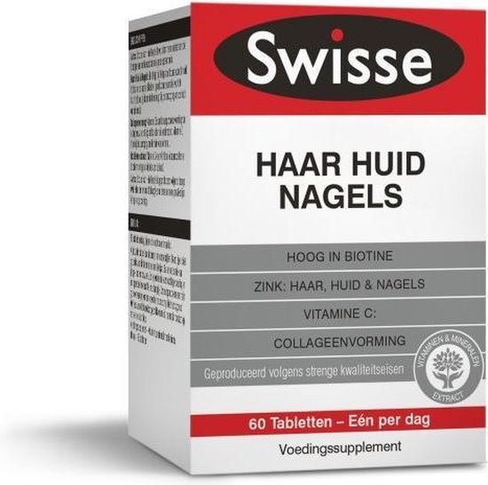 2x Swisse Voedingssupplement Haar Huid Nagels 60 Tabletten Bol Com 