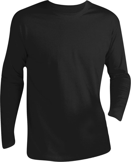SOLS T-shirt à manches longues pour hommes Monarch (Deep Black)