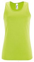 SOLS Dames/dames Sportieve Performance Sleeveless Tank Top (Appelgroen)