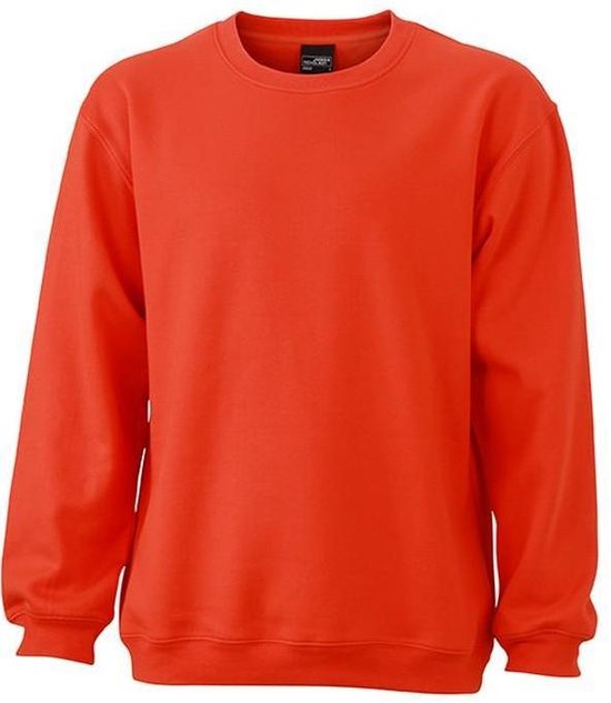 James and Nicholson Unisex Round Heavy Sweatshirt (Grenadine)