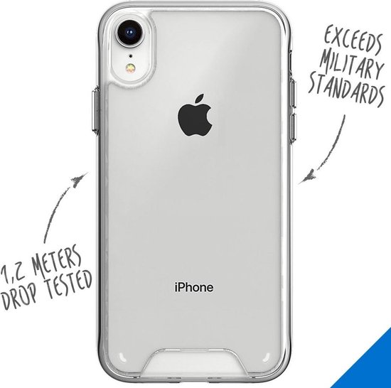 Accezz Hoesje Geschikt voor iPhone Xr Hoesje Shockproof - Accezz Xtreme Impact Backcover - Transparant - Accezz