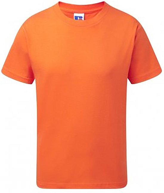 Russell Kinderen/Kinderen Slank T-Shirt met korte mouwen