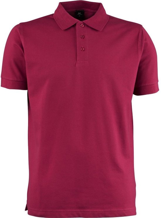 Tee Jays Heren Luxe Stretch Short Sleeve Polo Shirt (Wijn)