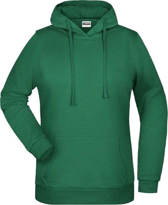 James And Nicholson Sweat à capuche Basic femme / femme (vert irlandais)