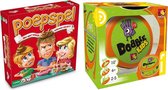 Spellenbundel - Bordspel - 2 Stuks - Het Poepspel & Dobble Kids