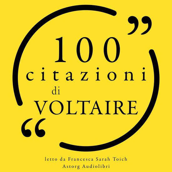 100 citazioni di Voltaire - cover