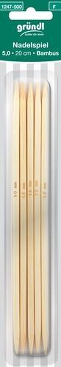 1247-800 Sokken breinaalden Bamboe dikte 8mm