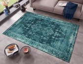 Vintage vloerkleed Orville - petrol 160x230 cm