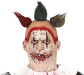 Fiestas Guirca Hoofdmasker Horrorclown Latex Beige/rood One-size