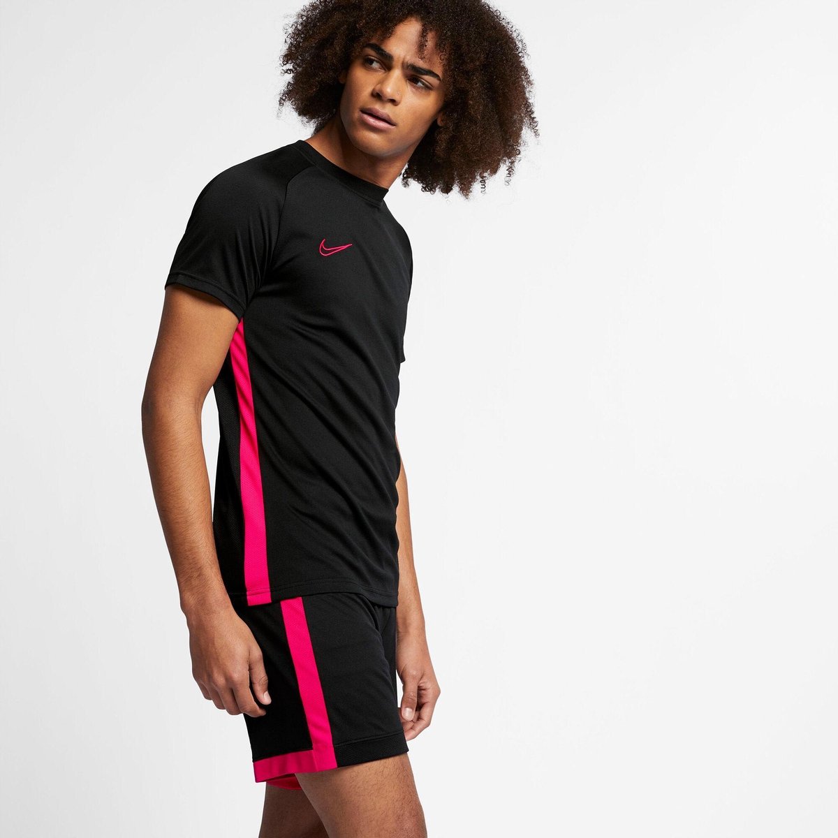 Nike Dry Academy voetbalshirt heren zwart/roze | bol.com