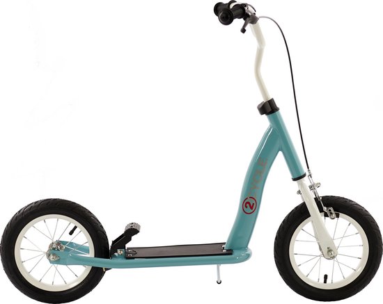 2Cycle Step - Luchtbanden - 12 inch - Turquoise - Autoped - Scooter - 2Cycle