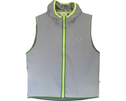 GOFLUO - Reflecterend Hesje Darknight - Hardlopen - Wandelen - Fluo Hesje Volwassenen - Fietsen - S - Grey reflective