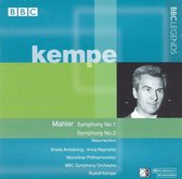 Mahler: Symphonies no 1 & 2 / Kempe, Armstrong, et al