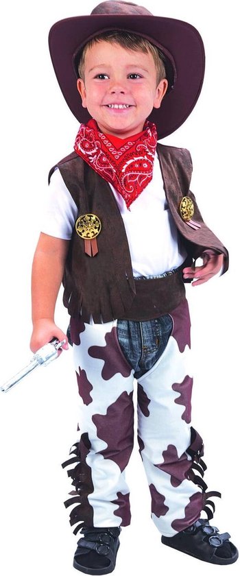 klauw zelfmoord iets Verkleedkostuum Luxe Cowboy voor jongens Carnavalskleding - Verkleedkleding  - 110/116 | bol.com