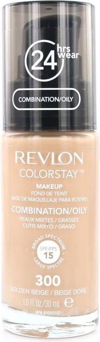 Goedkoopste Revlon Colorstay Foundation With Pump - 300 Golden Beige (Oily Skin