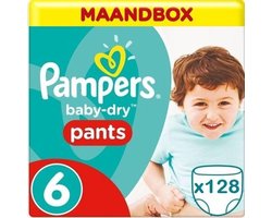Pampers Baby Dry Pants Luierbroekjes - Maat 6 - 128 stuks