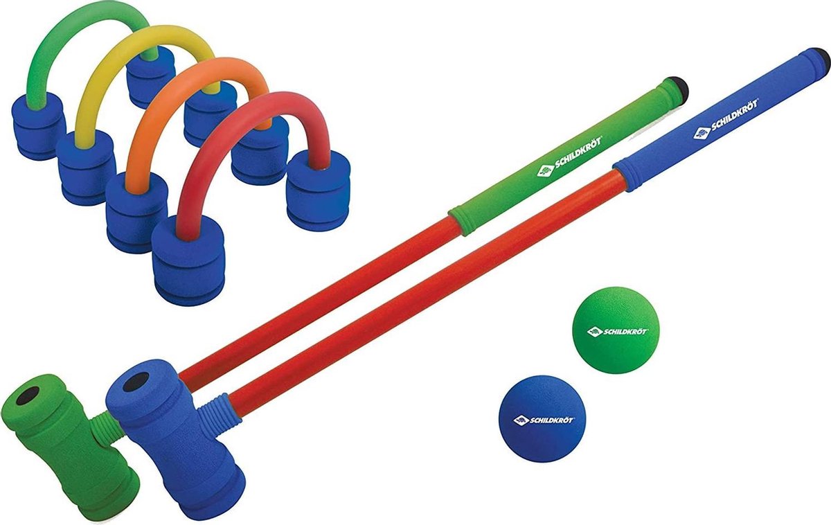 Schildkröt Funsports Soft Croquet Set Junior 60 Cm Foam 8-delig