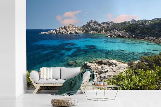 Le littoral aux fotobehang eau turquoise claire