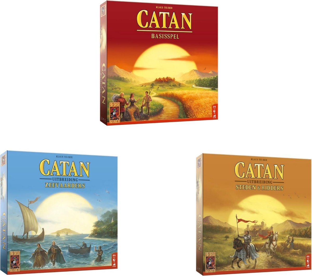 Spellenbundel Catan 3 stuks Basisspel &