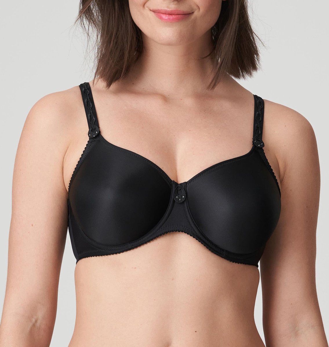 PrimaDonna Satin Beugel Bh 0161332 Zwart - maat EU 100D / FR