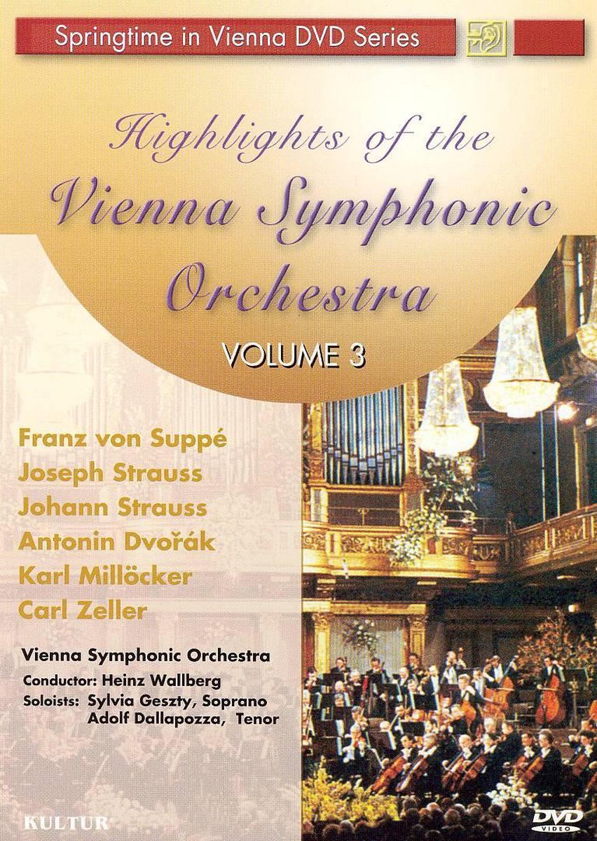 |...　the　Symphonic　Symphoniker　Vienna　Wiener　Highlights　Vol.　Video],　[DVD　bol　of　Orchestra,