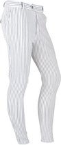 Ferlucci - Heren Chino - Model Paulo - Stretch - Blauw Beige gestreept