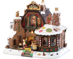 Lemax Kerstdorp Mrs. Claus' Kitchen - met verlichting - 4.5V adapter