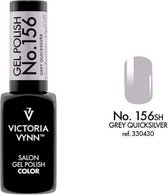 Gellak Victoria Vynn™ Gel Nagellak - Salon Gel Polish Color 156 - 8 ml. - Grey Quicksilver