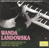 Great Virtuosi of the Harpsichord Vol 4 - Wanda Landowska