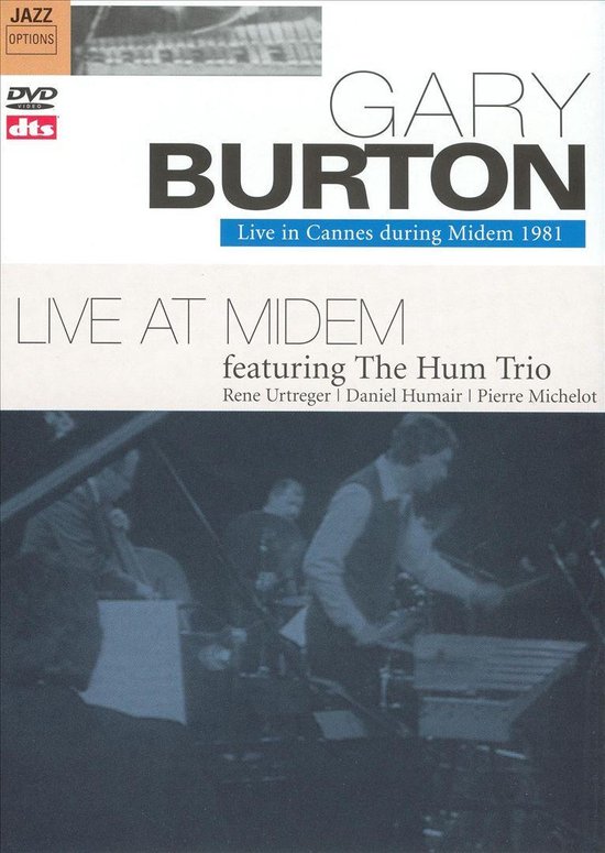 Cover van de film 'Gary Burton - Live At Midem'