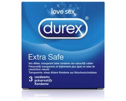 Durex Condooms - Extra Safe 3 stuks