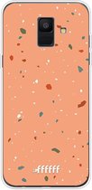 Samsung Galaxy A6 (2018) Hoesje Transparant TPU Case - Terrazzo N°10 #ffffff