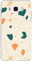 Samsung Galaxy J5 (2016) Hoesje Transparant TPU Case - Terrazzo N°1 #ffffff