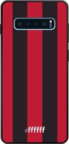 Samsung Galaxy S10 Plus Hoesje TPU Case - AC Milan #ffffff