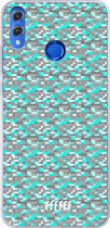 Honor 8X Hoesje Transparant TPU Case - Minecraft - Diamonds! #ffffff