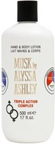 Alyssa Ashley Musk - Hand & Body Triple Action lotion  - 500 ml