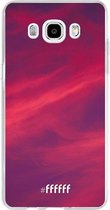 Samsung Galaxy J5 (2016) Hoesje Transparant TPU Case - Red Skyline #ffffff