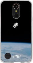 LG K10 (2017) Hoesje Transparant TPU Case - Spacewalk #ffffff