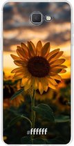 Samsung Galaxy J5 Prime (2017) Hoesje Transparant TPU Case - Sunset Sunflower #ffffff