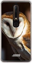 Nokia 6 (2018) Hoesje Transparant TPU Case - Kerkuil #ffffff