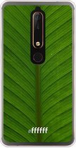 Nokia 6 (2018) Hoesje Transparant TPU Case - Unseen Green #ffffff