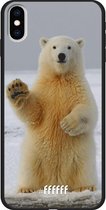 iPhone Xs Max Hoesje TPU Case - Polar Bear #ffffff