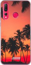 Huawei P30 Lite Hoesje Transparant TPU Case - Coconut Nightfall #ffffff