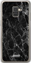 Samsung Galaxy A8 (2018) Hoesje Transparant TPU Case - Shattered Marble #ffffff