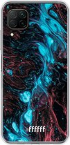 Huawei P40 Lite Hoesje Transparant TPU Case - River Fluid #ffffff