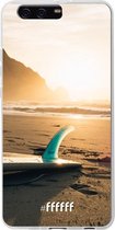 Huawei P10 Plus Hoesje Transparant TPU Case - Sunset Surf #ffffff
