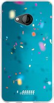 HTC U Play Hoesje Transparant TPU Case - Confetti #ffffff