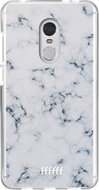 Xiaomi Redmi 5 Hoesje Transparant TPU Case - Classic Marble #ffffff