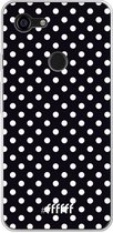 Google Pixel 3 XL Hoesje Transparant TPU Case - Onyx Dots #ffffff