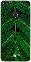 Huawei P8 Lite (2017) Hoesje Transparant TPU Case - Symmetric Plants #ffffff